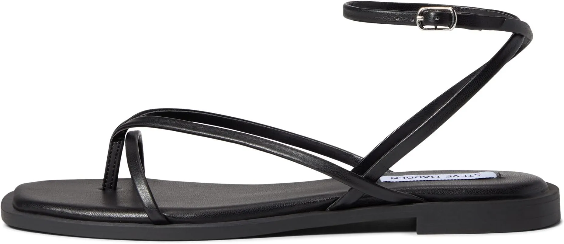 Agree Sandal Steve Madden Flat Sandals, Black