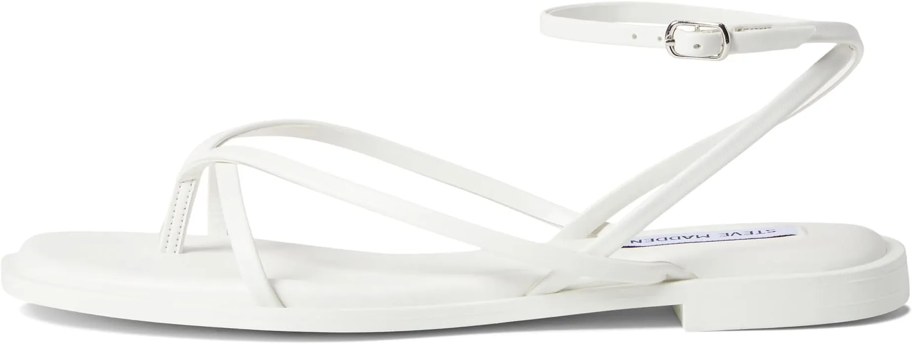 Agree Sandal Steve Madden Flat Sandals, White