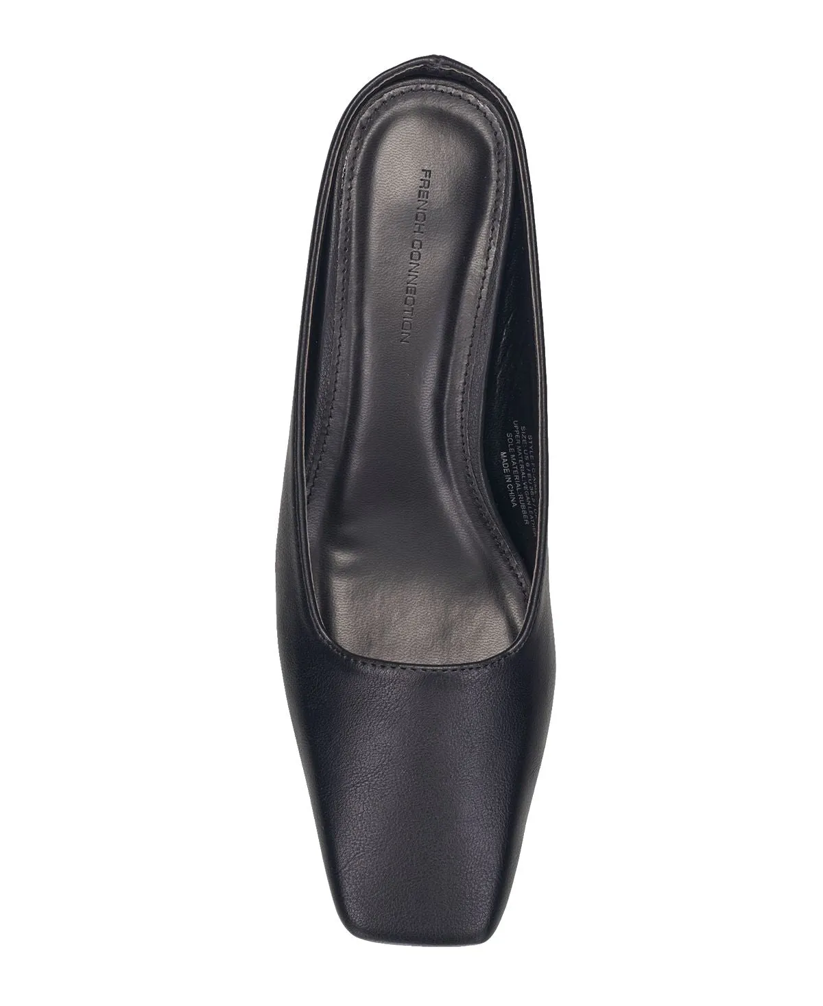 Aimee Women's French Connection Closed Toe Mules, Black
