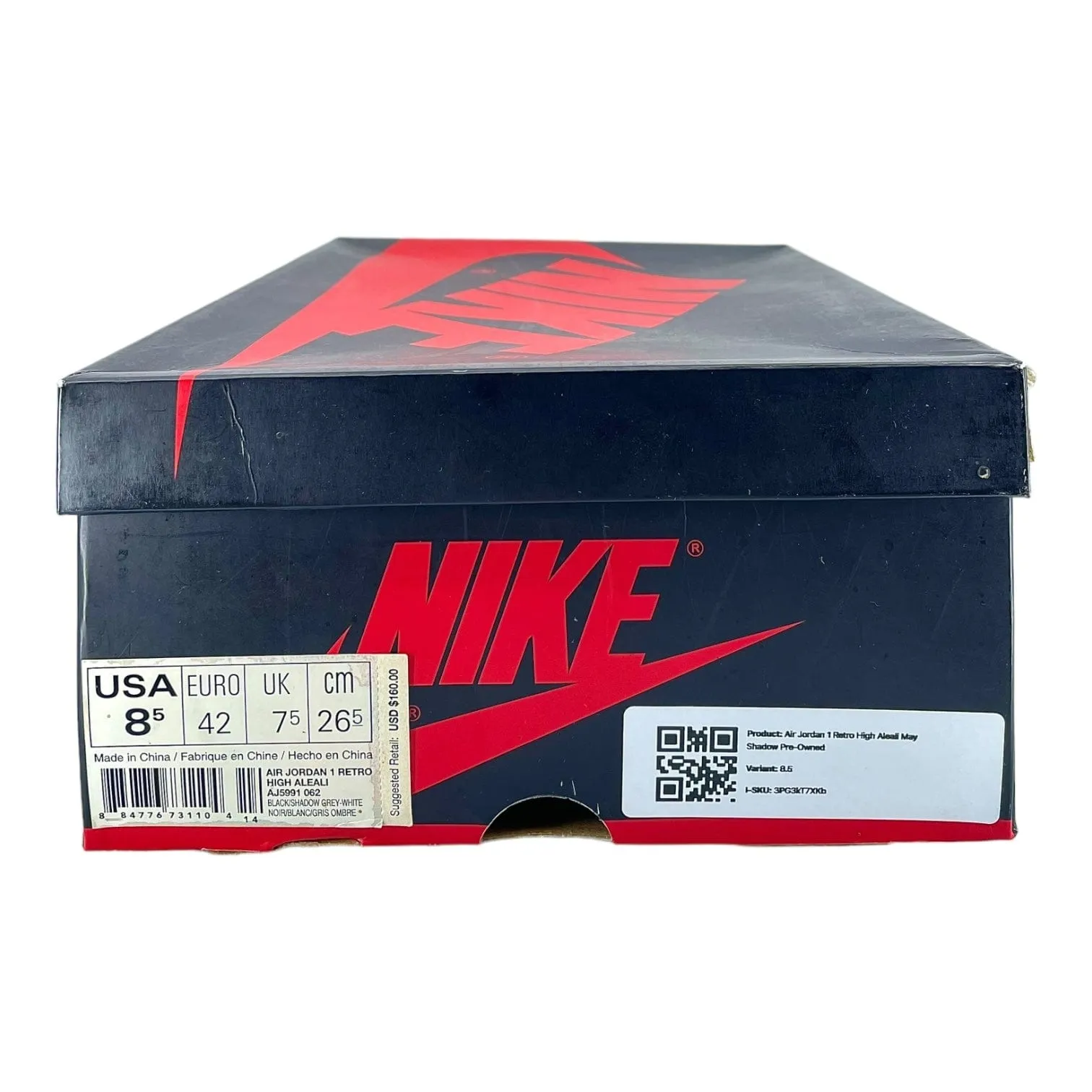 Air Jordan 1 Retro High Aleali May Shadow Pre-Owned