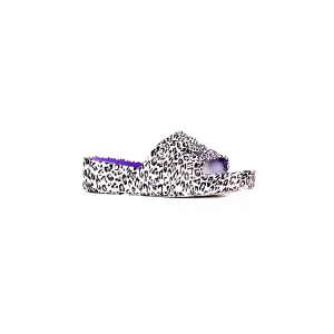 Animal Print Slides - White Leopard