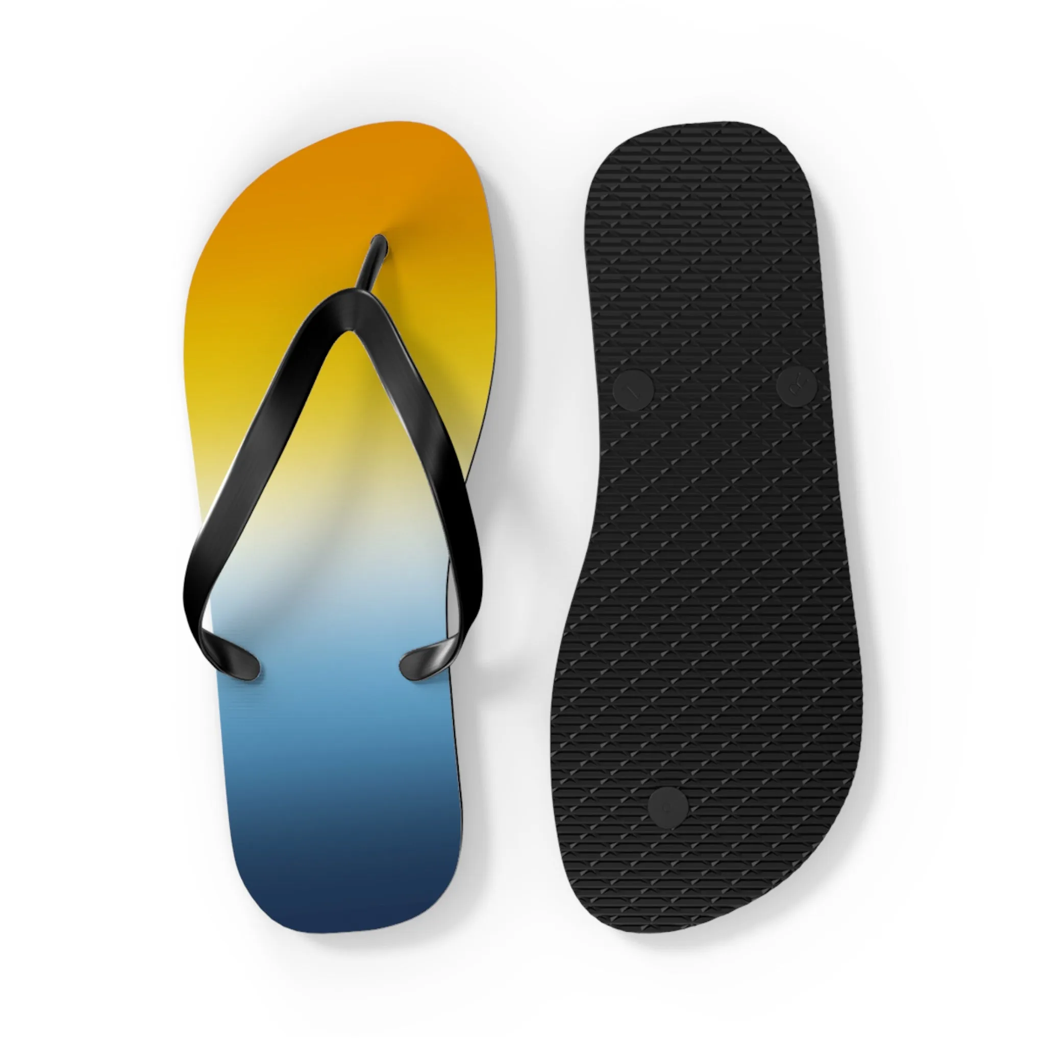 Aroace Pride Ombre Flip Flops