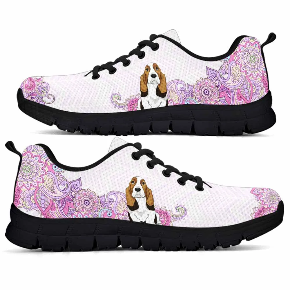 Basset Hound Sneaker, Basset Hound Dog Shoes For Men Women, Basset Hound Shoes