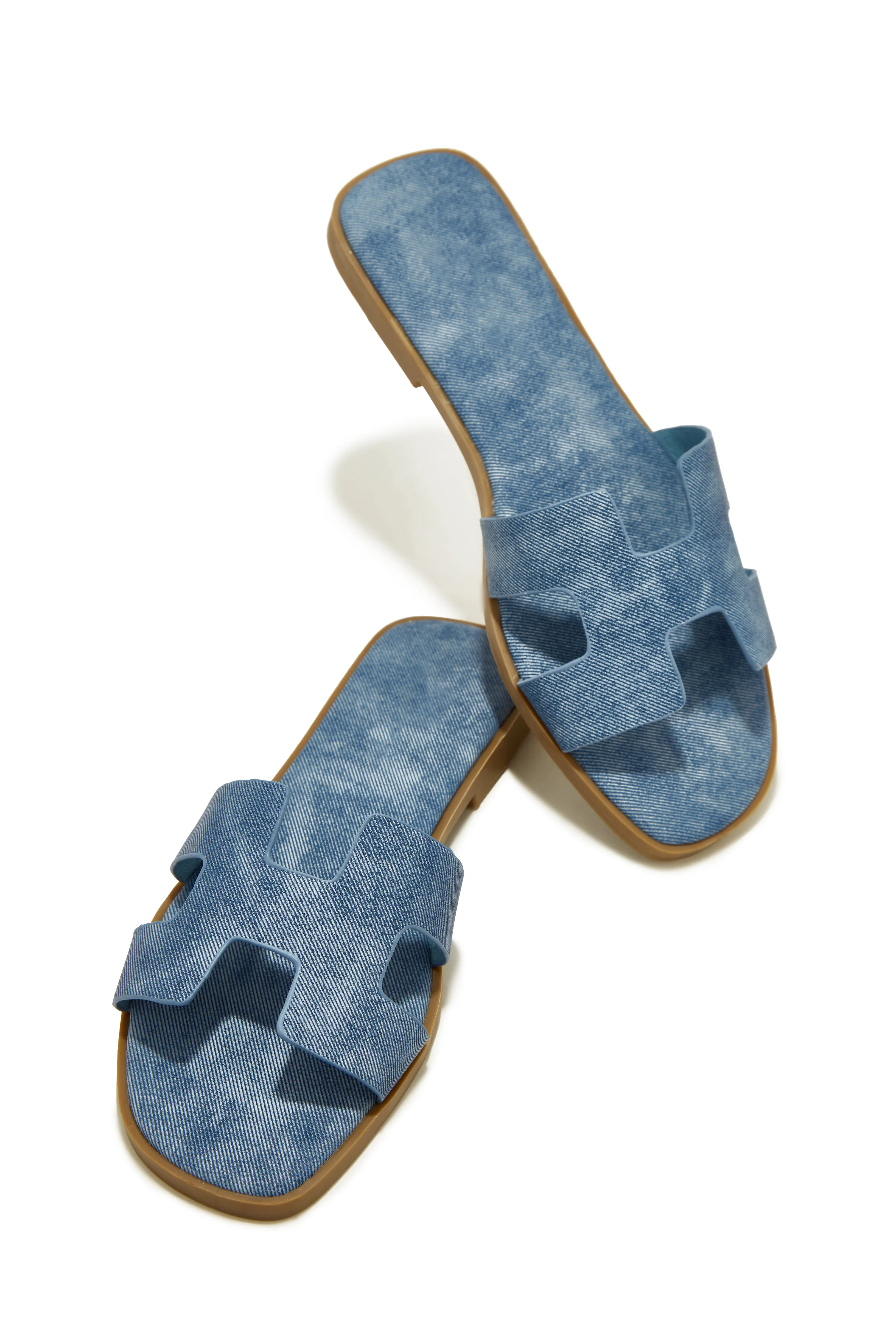 Bianka Slip On Sandals - Denim