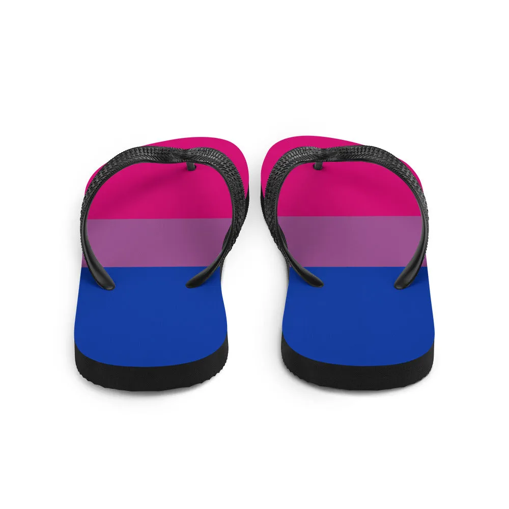 Bisexual Flag Flip-Flops