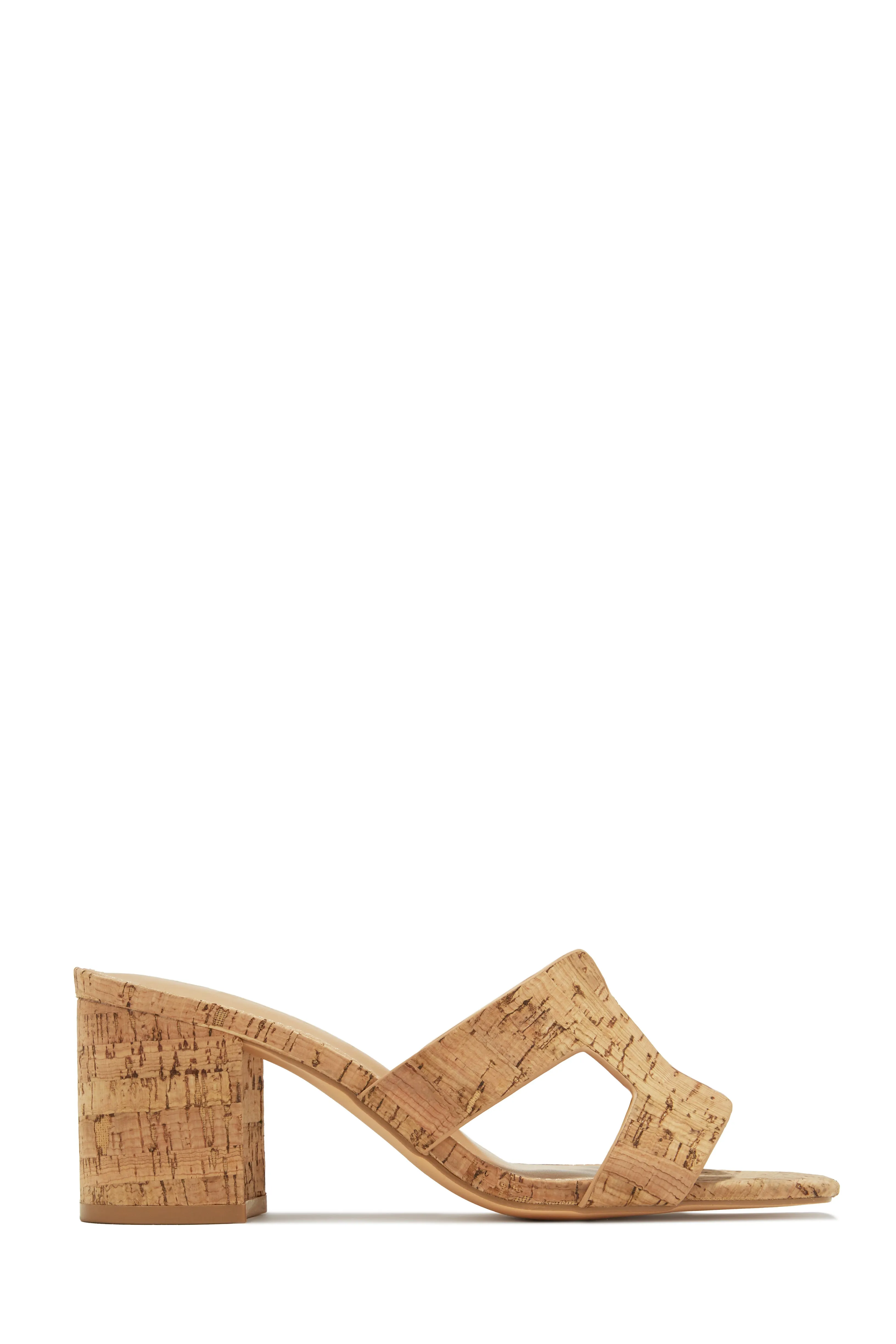 Carina Block Heel Mules - Gold