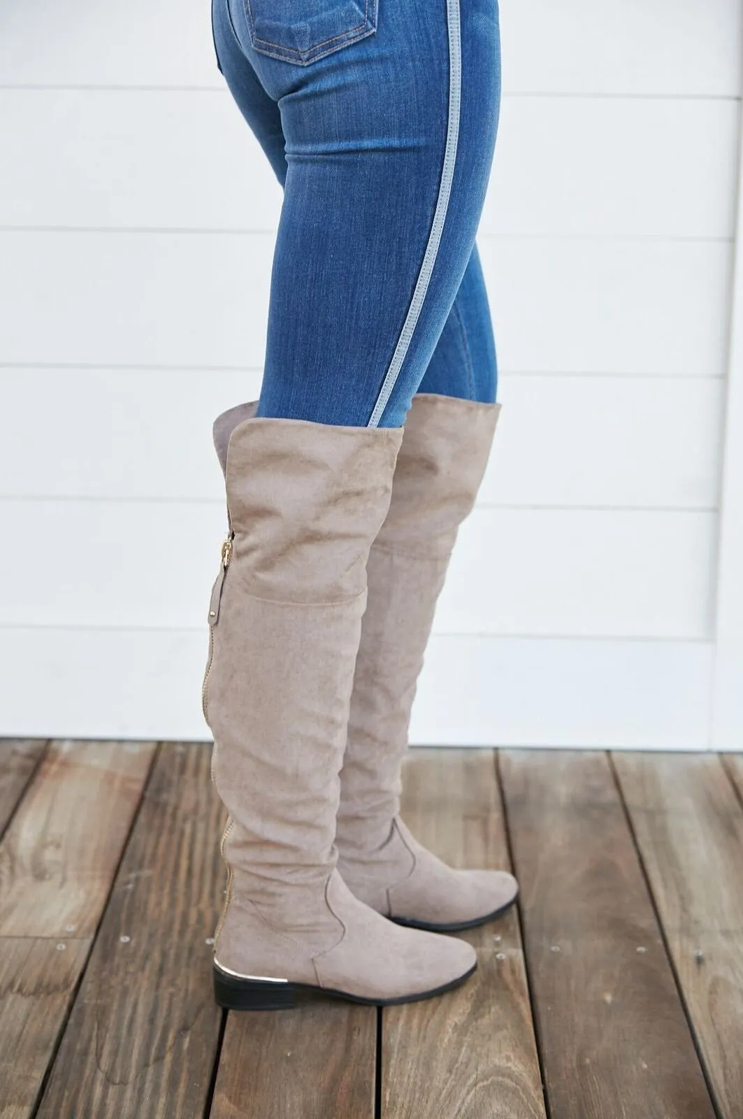 Central Park Boots Taupe