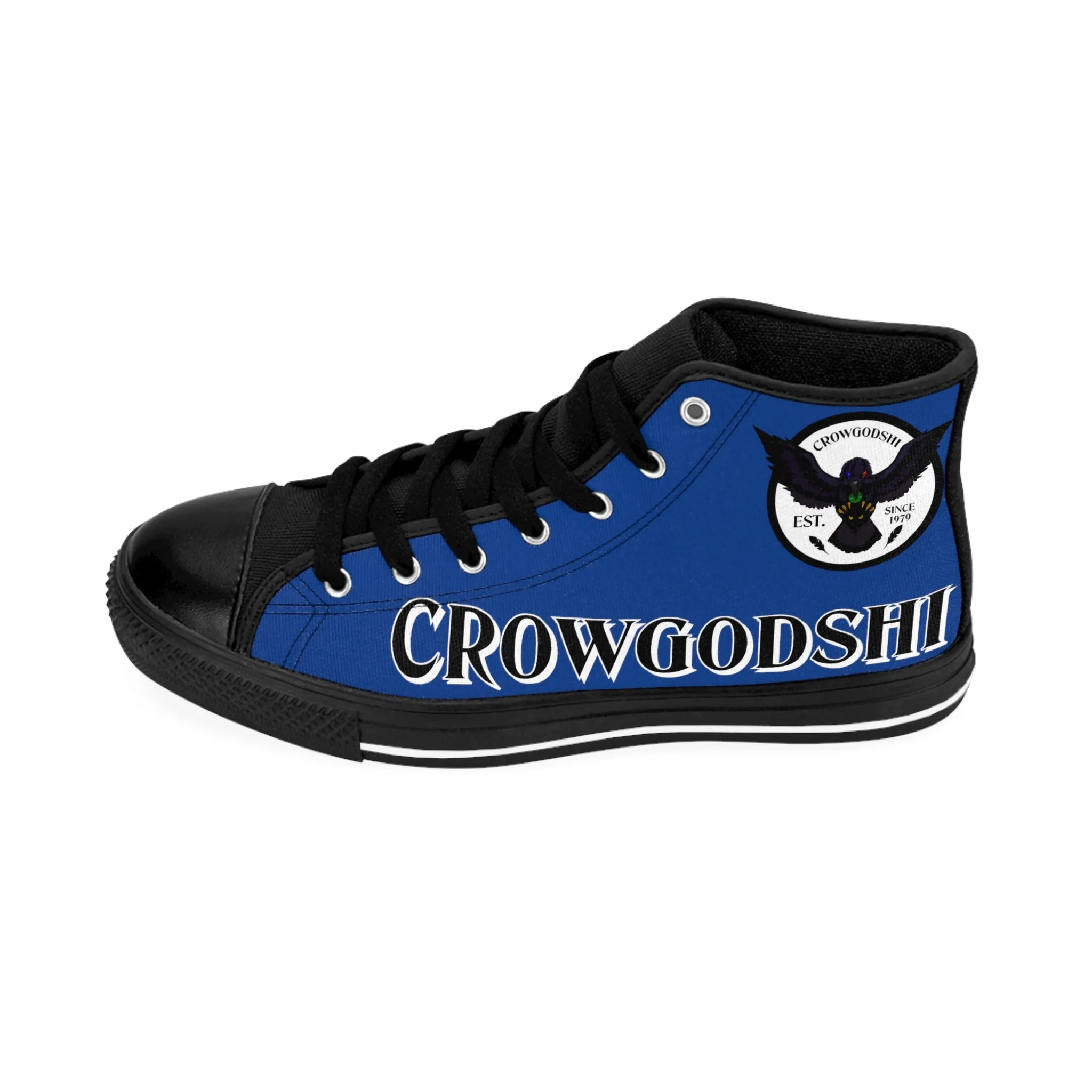 Crowgodshi High-Tops, BLUE