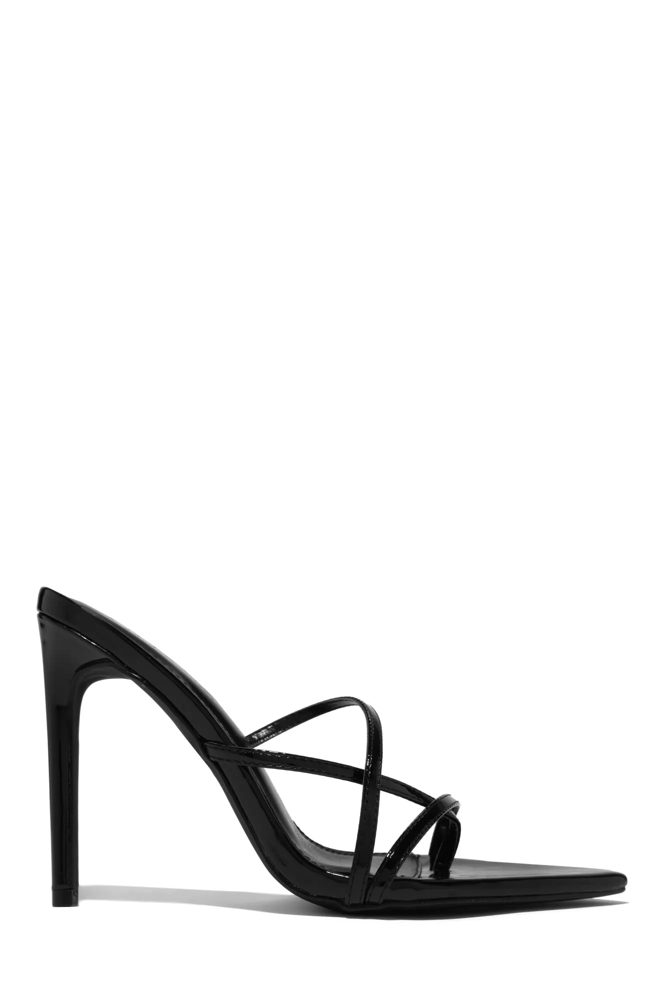 Fine Art High Heel Mules - Nude