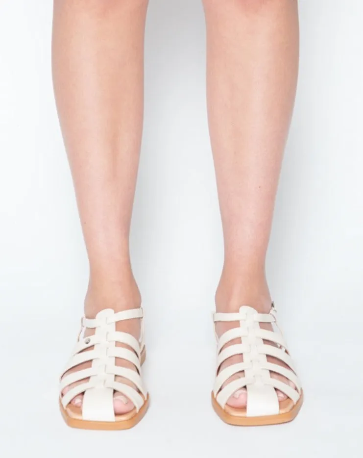 Franciscana Flat Sandals - Mascarpone