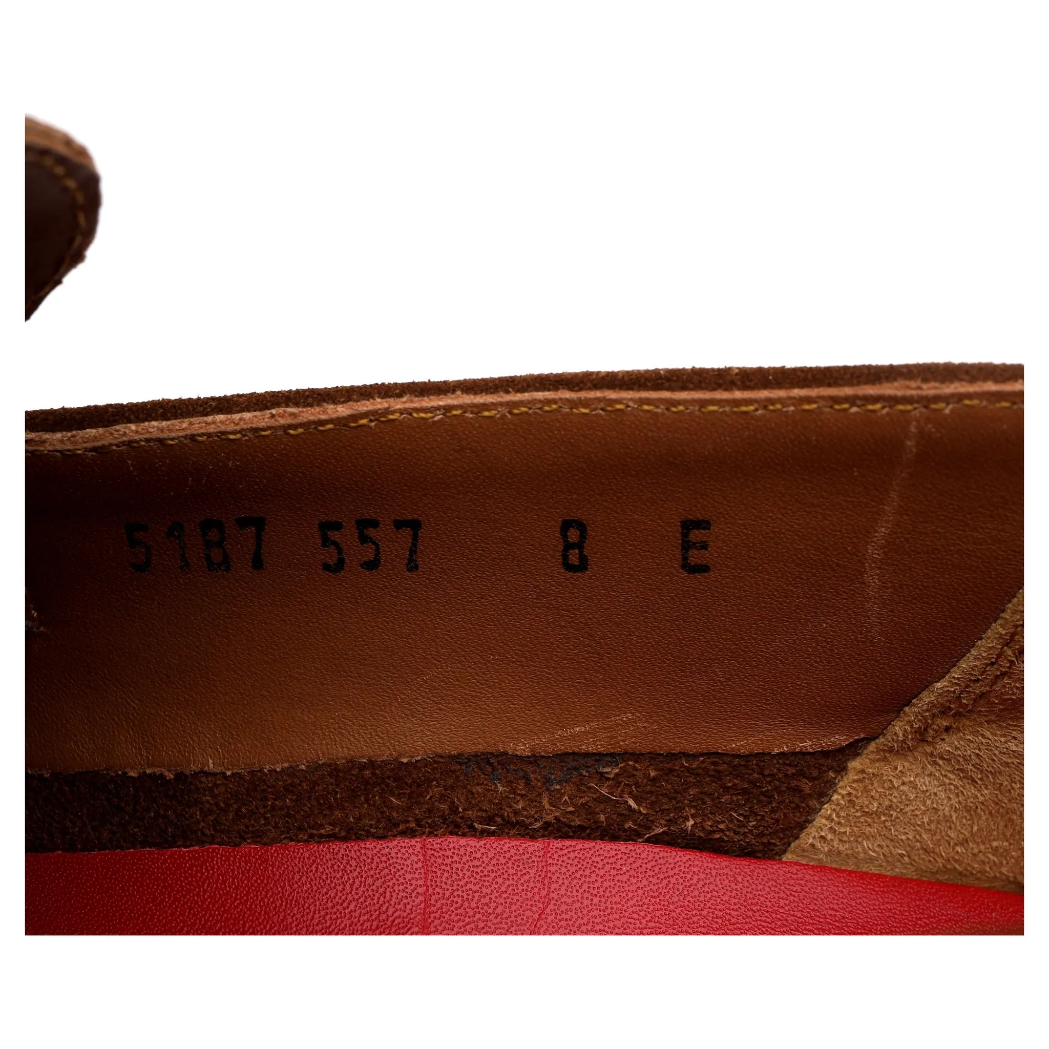 'James' Snuff Brown Suede Loafers UK 8 E