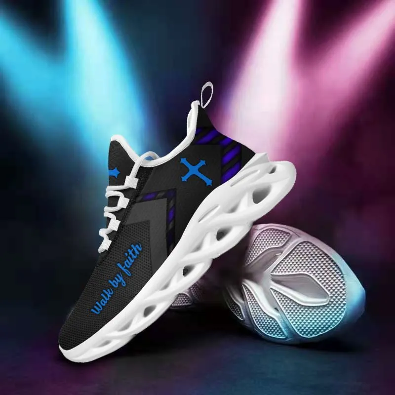 Jesus Black Running Sneakers 3 Max Soul Shoes - Christian Shoes For Men And Women