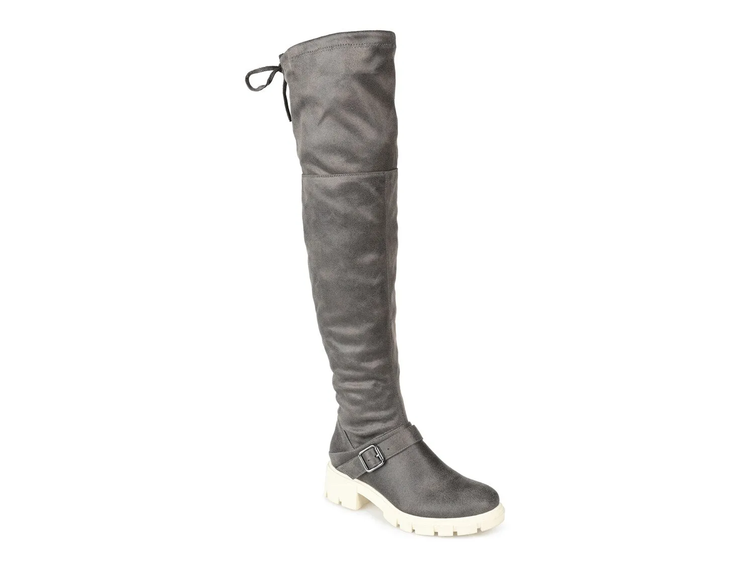 Journee Collection Salisa over-the-knee boots, gray