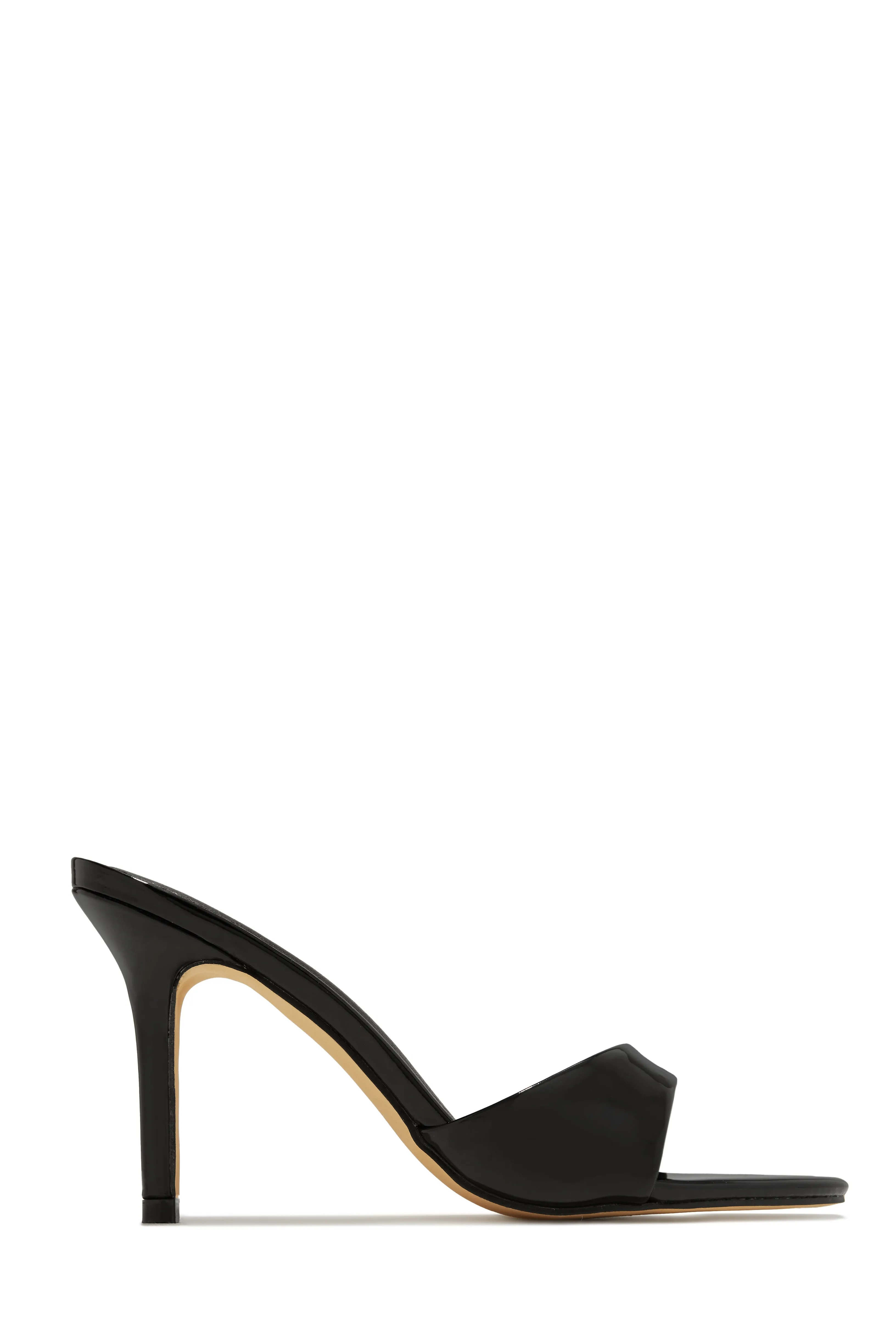Kelia Mid Heel Mules - Black