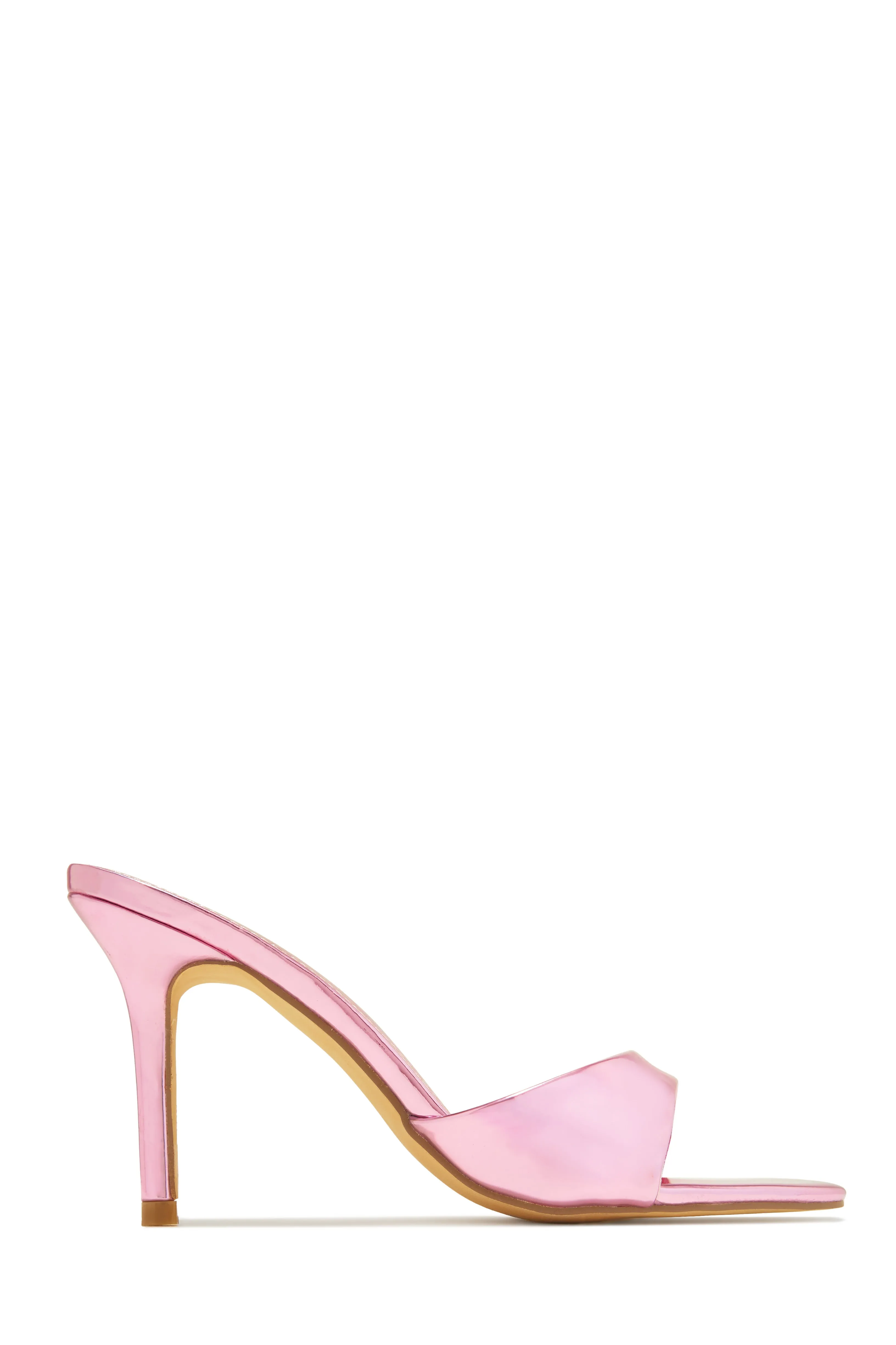 Kelia Mid Heel Mules - Black