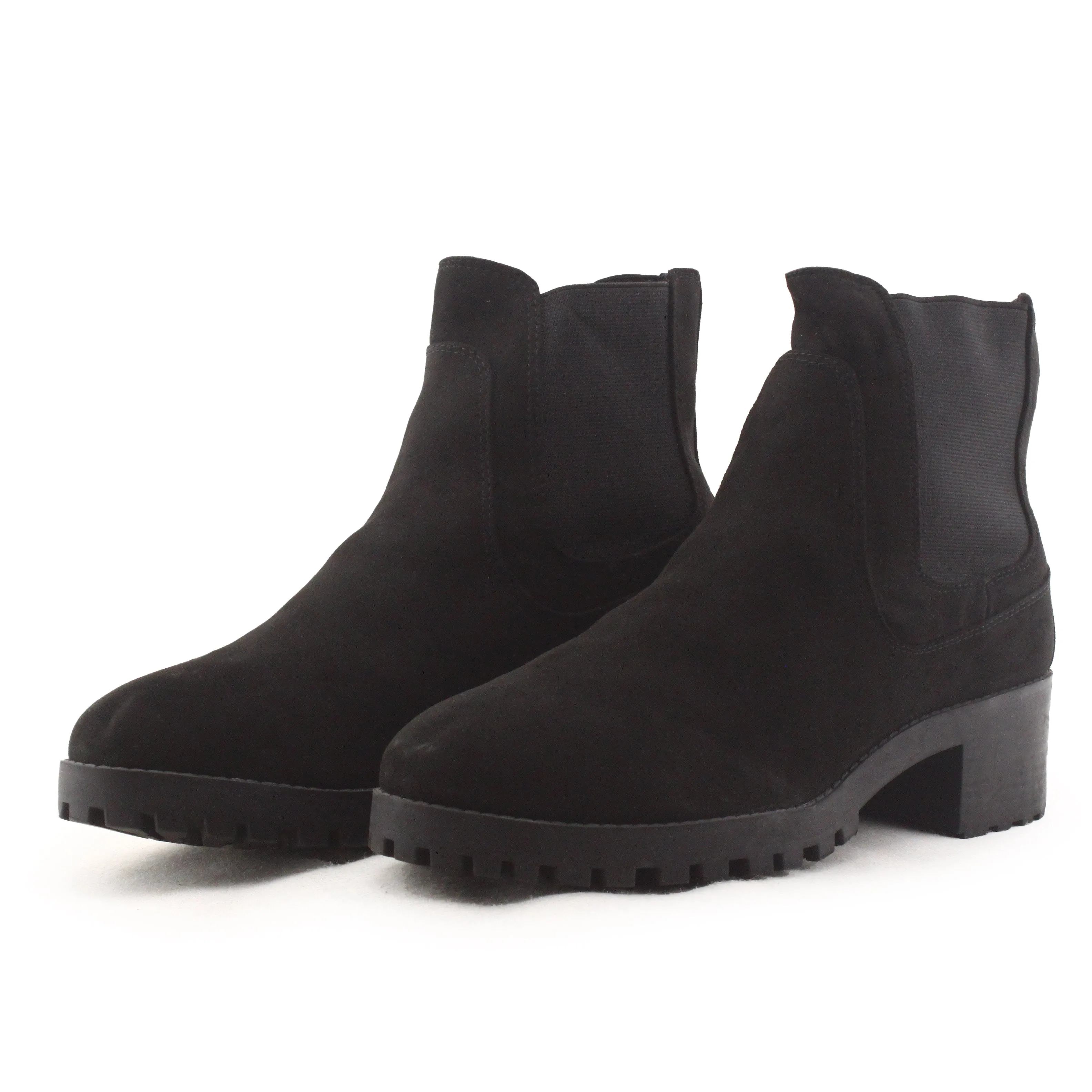Lefties Stretchable Ankle Boots | Suede