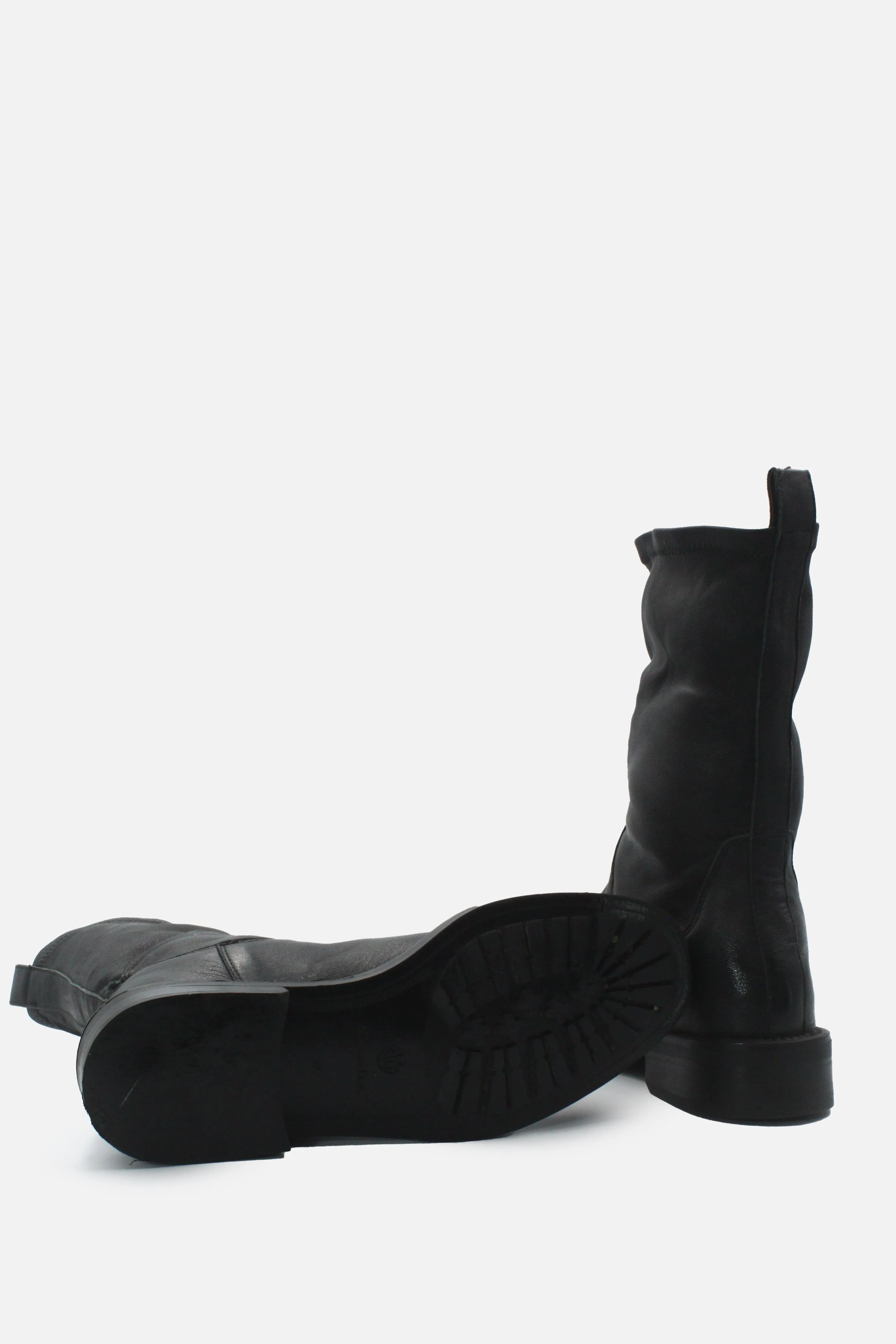 Massimo Dutti Block Ankle Boots | 100% Authentic Leather