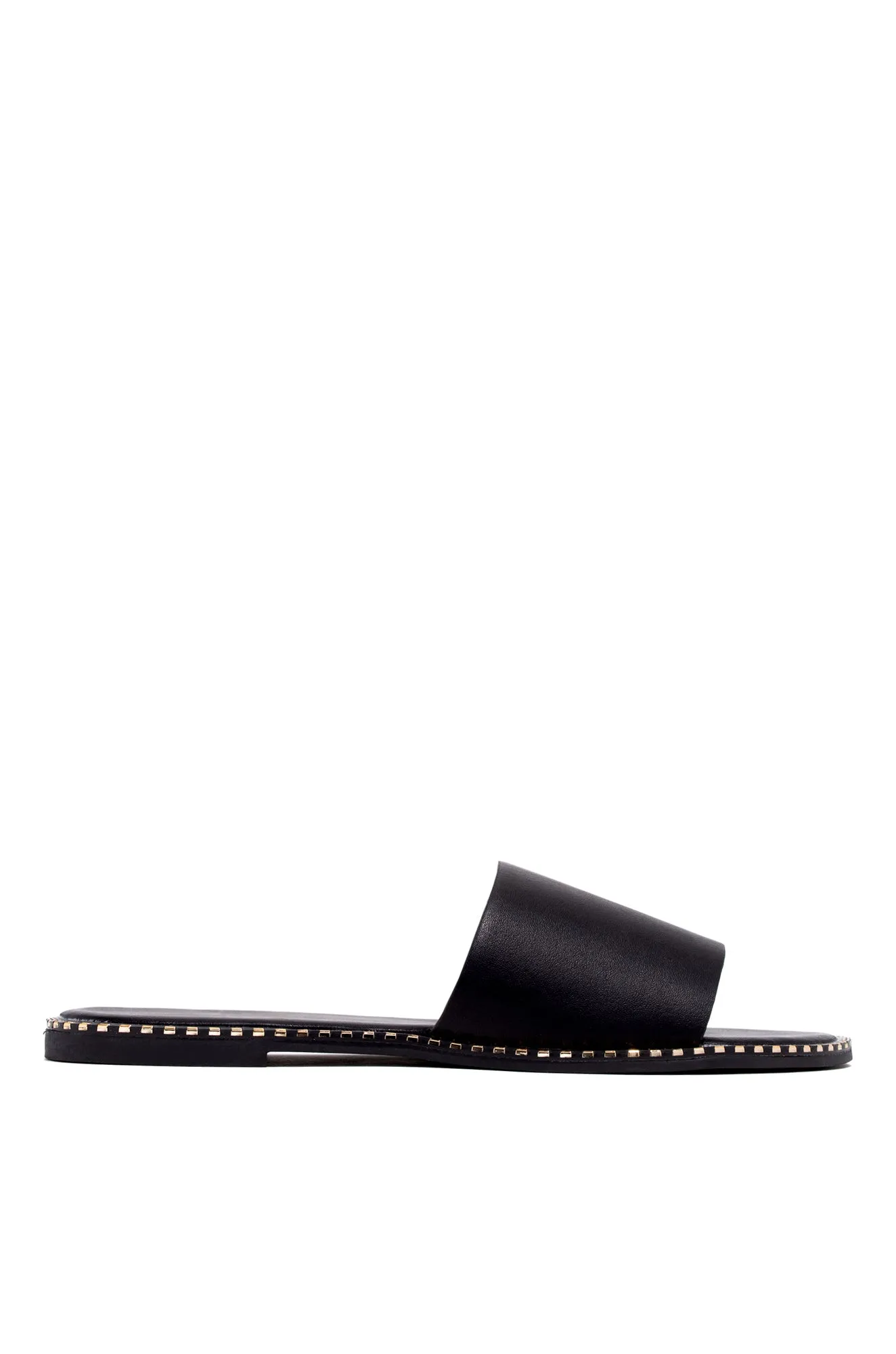 Maui Flat Slip On Sandals - Black