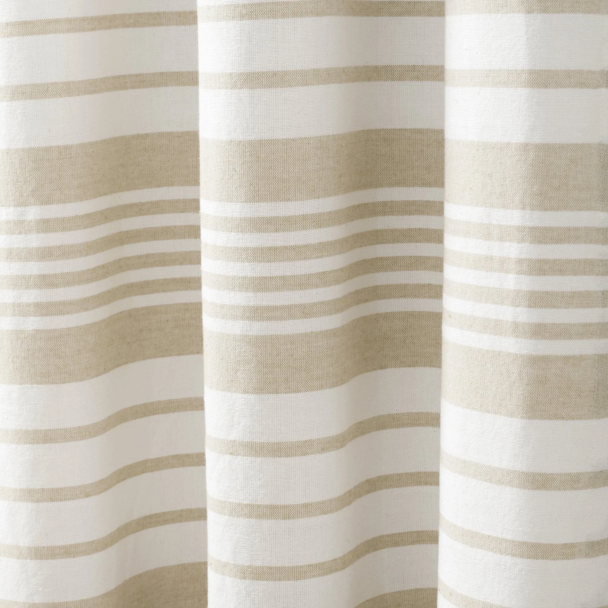 Nantucket Yarn Dyed Tassel Fringe Window Curtain Panel Set