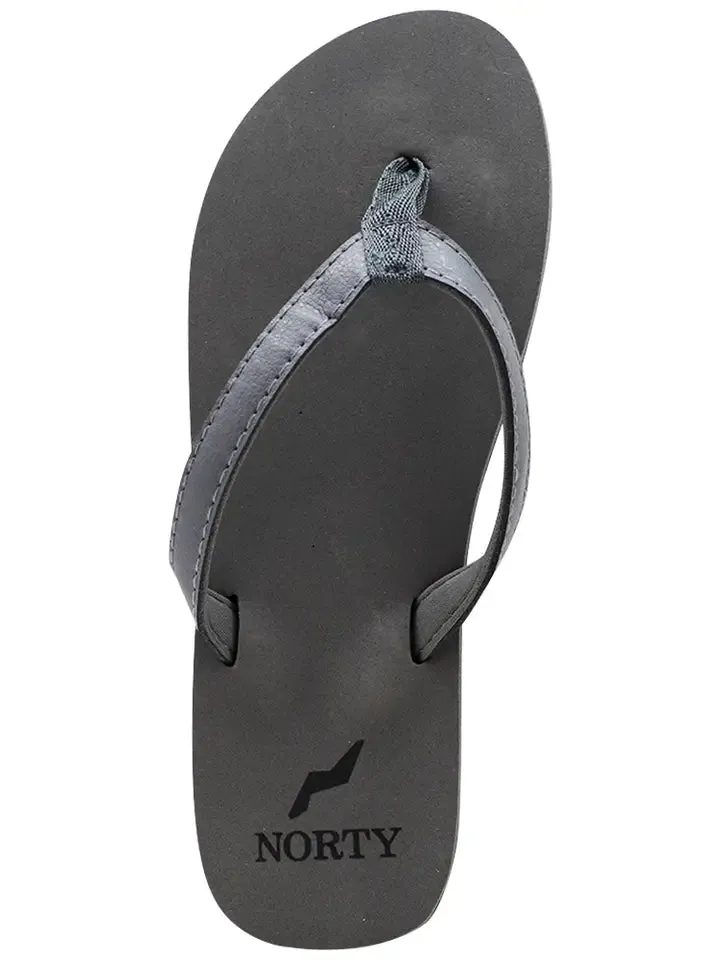 Norty Women Footbed Flip Flop Thong Sandal