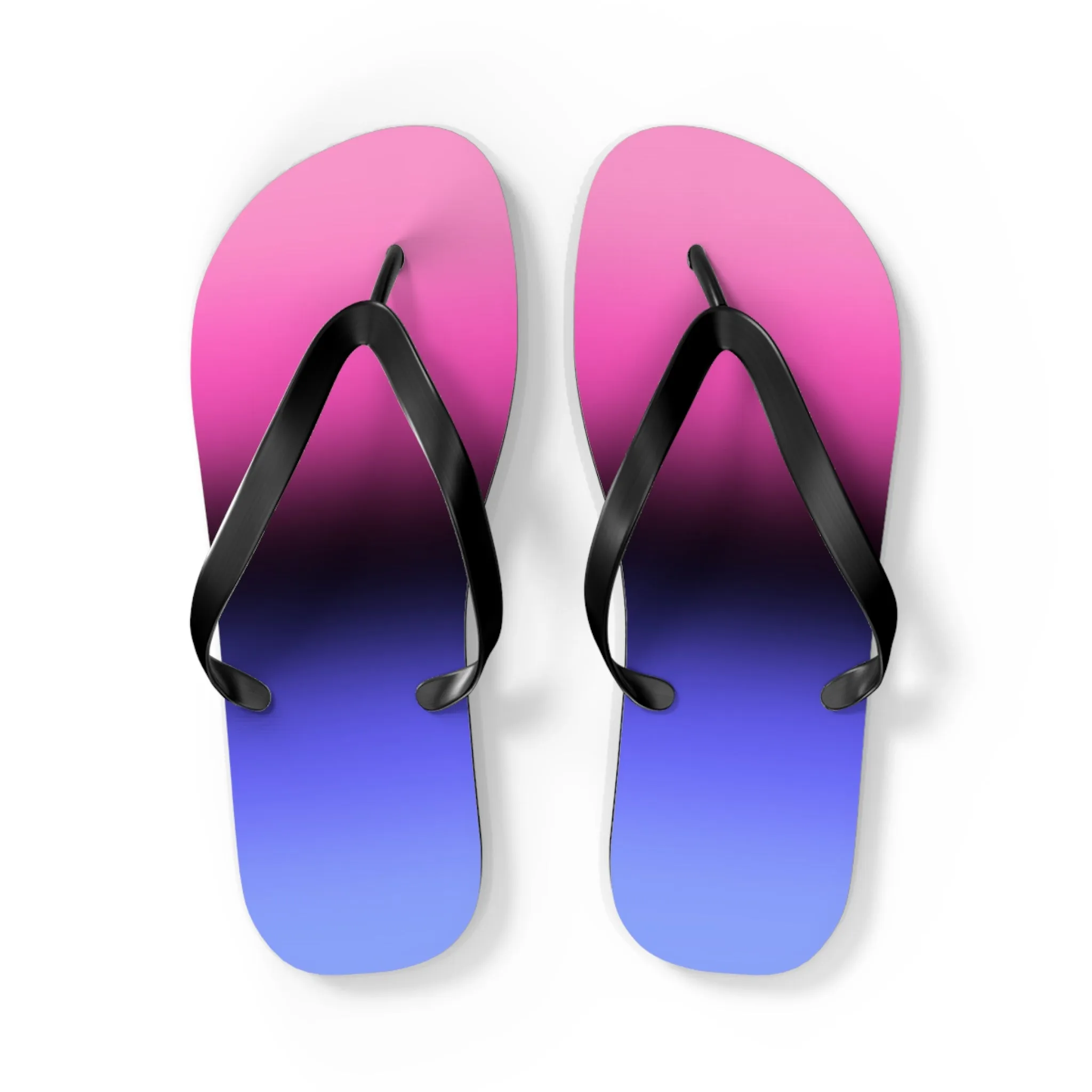 Omnisexual Pride Ombre Flip Flops