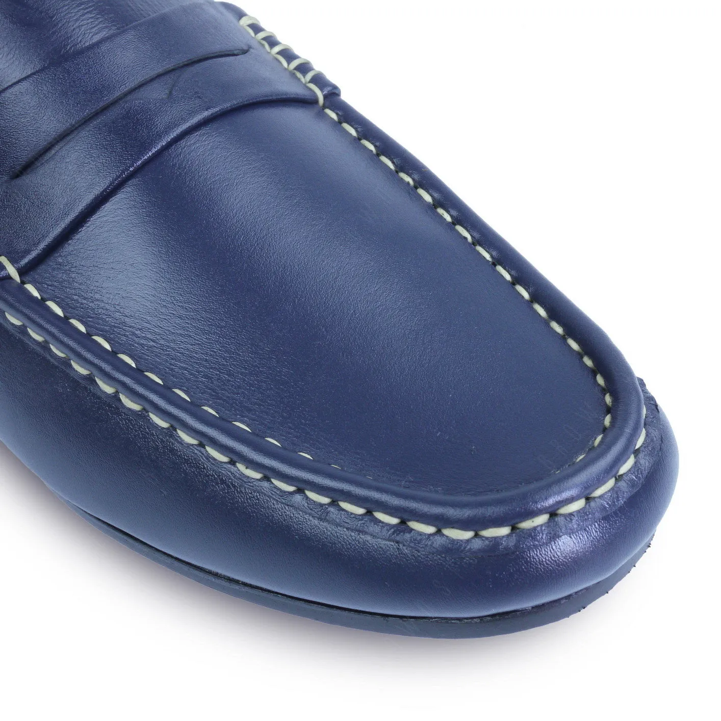 Penny Leather Loafer Soft Navy