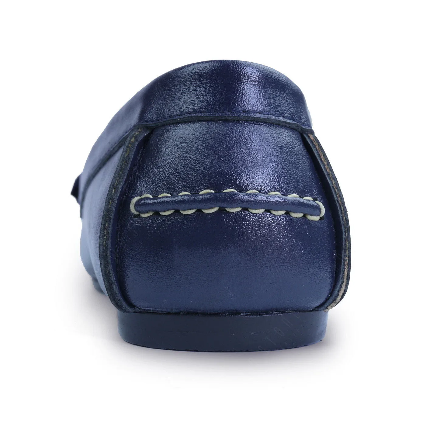 Penny Leather Loafer Soft Navy