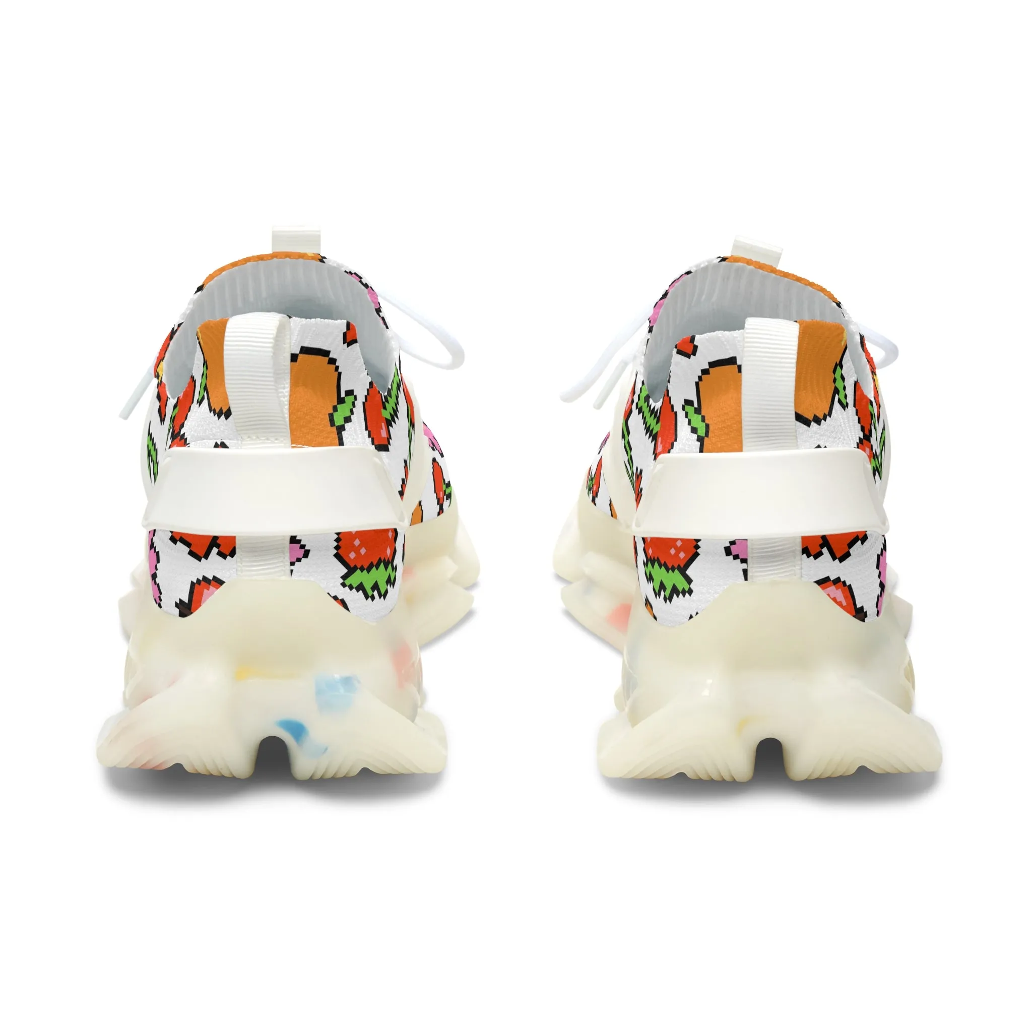 Retro Fruit Women's Mesh Sneakers