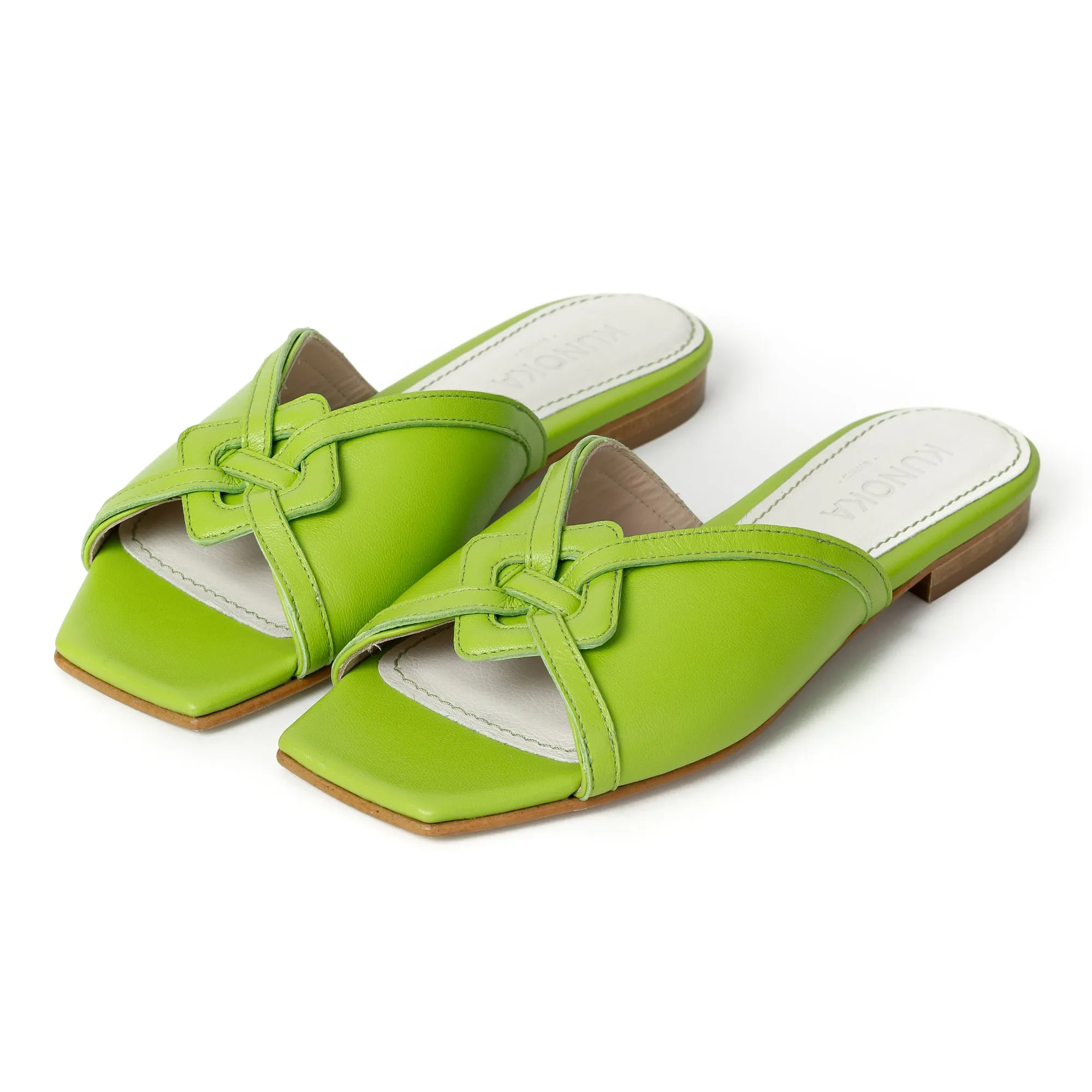 SANDRINE flat sandal - Grashopper