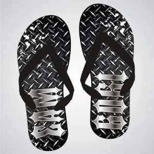 Sigma Alpha Mu Diamond Plate Flip-Flops - SBL100