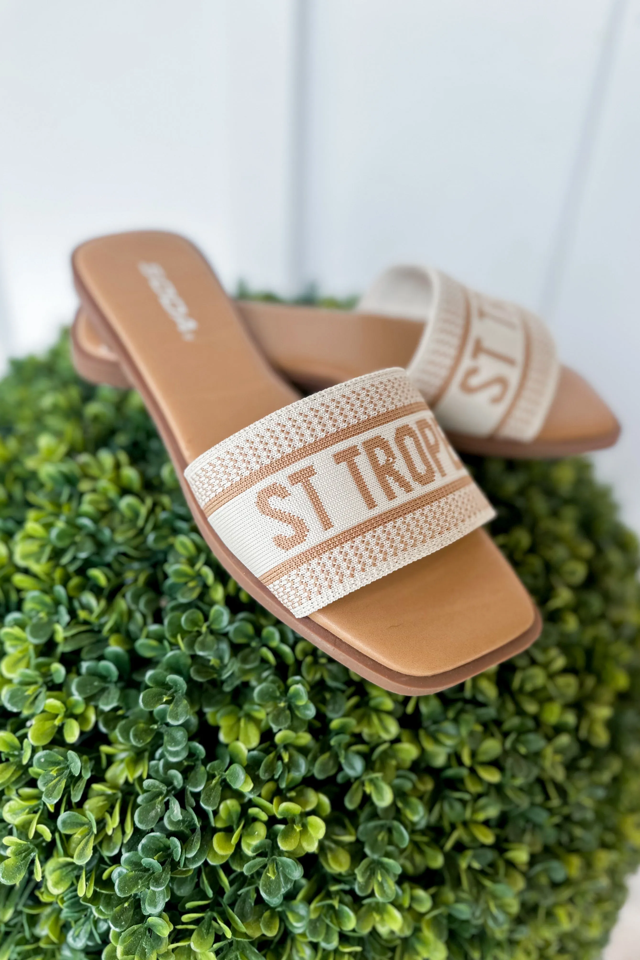 Soda Flair Square Toe City Slide Sandal *FINAL SALE*