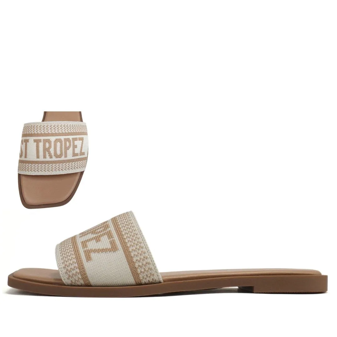 Soda Flair Square Toe City Slide Sandal *FINAL SALE*