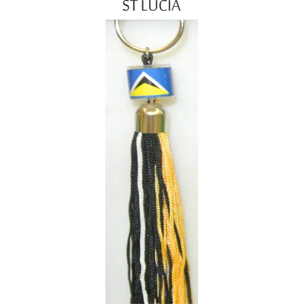 St. Lucia Small Ring Tassel